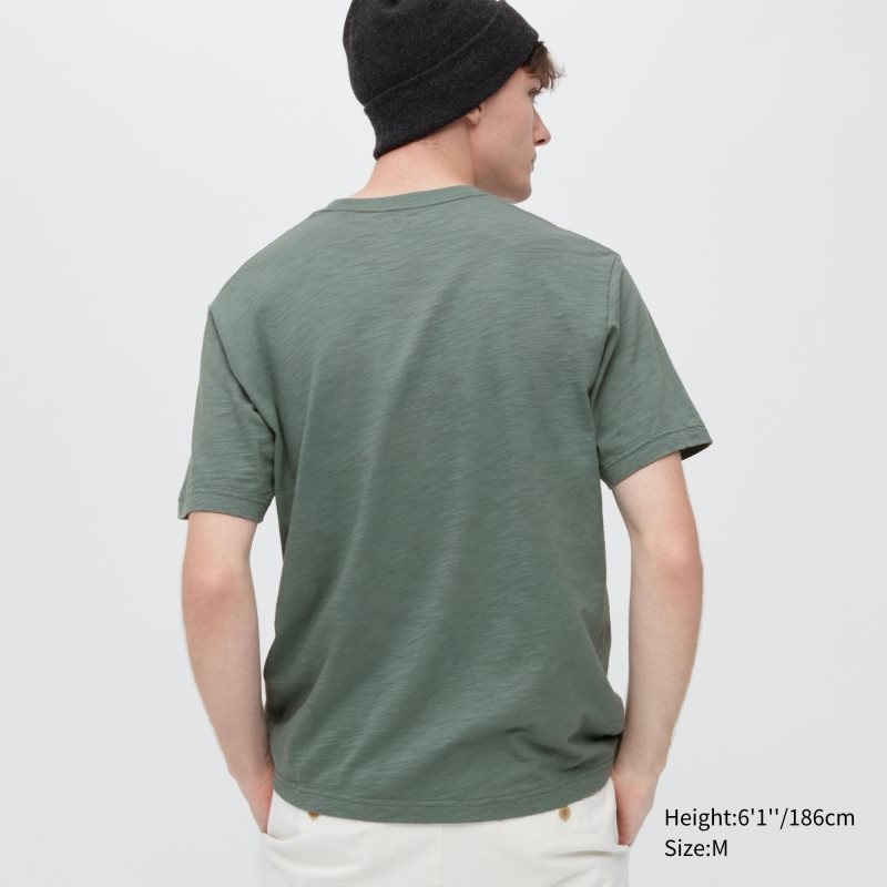 Uniqlo Ukiyo-e Ut Short-sleeve Graphic T-shirts Heren Groen | 5450826