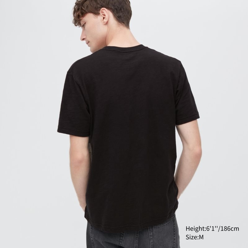 Uniqlo Ukiyo-e Ut Short-sleeve Graphic T-shirts Heren Zwart | 9020668