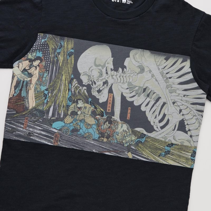 Uniqlo Ukiyo-e Ut Short-sleeve Graphic T-shirts Heren Zwart | 9020668