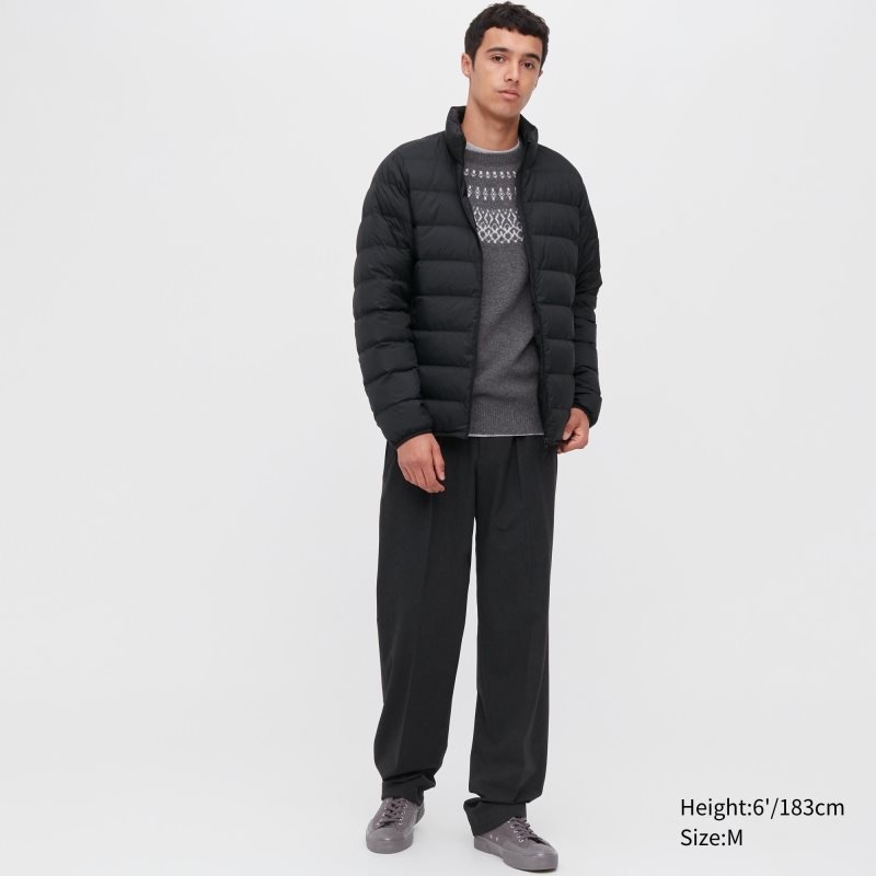 Uniqlo Ultra Light Down 3d Cut Narrow Quilt Jassen Heren Zwart | 2229026