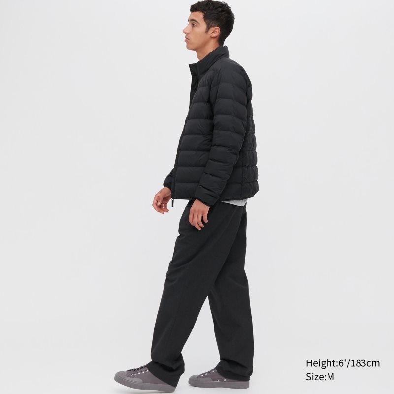 Uniqlo Ultra Light Down 3d Cut Narrow Quilt Jassen Heren Zwart | 2229026