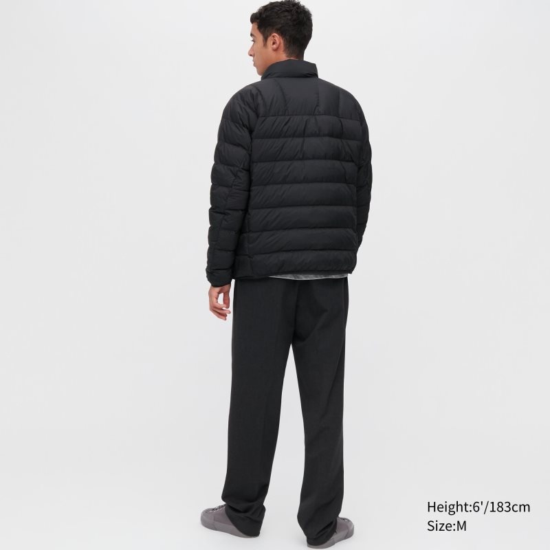Uniqlo Ultra Light Down 3d Cut Narrow Quilt Jassen Heren Zwart | 2229026