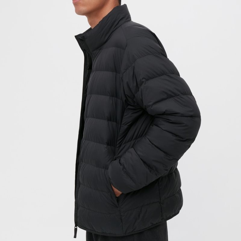 Uniqlo Ultra Light Down 3d Cut Narrow Quilt Jassen Heren Zwart | 2229026