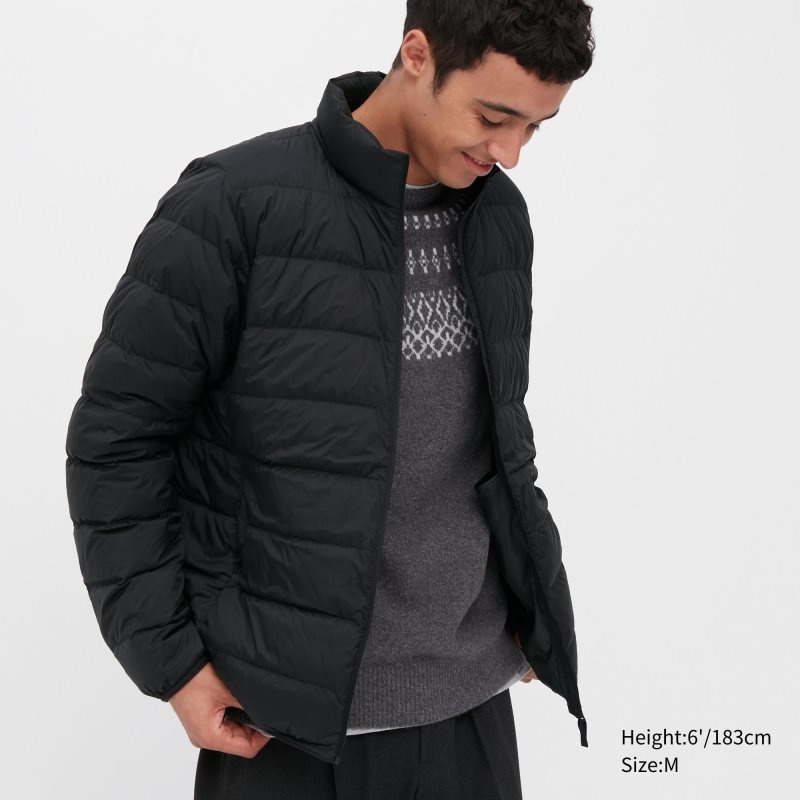 Uniqlo Ultra Light Down 3d Cut Narrow Quilt Jassen Heren Zwart | 2229026