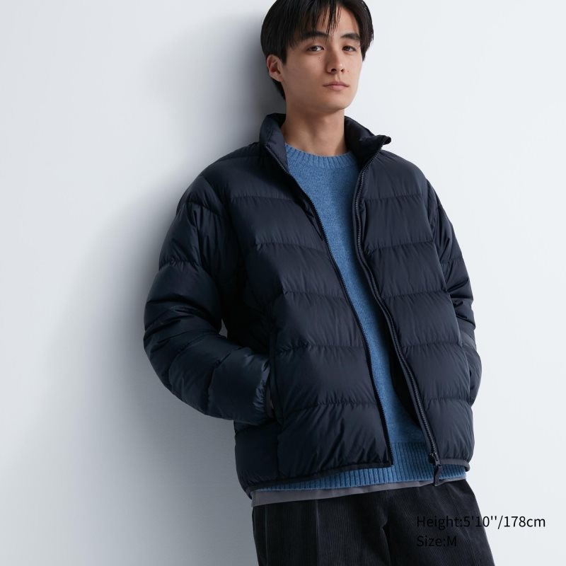 Uniqlo Ultra Light Down 3d Cut Wide Quilt Jassen Heren Donkerblauw | 662478