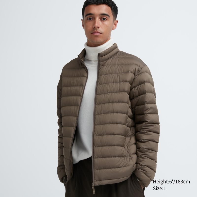 Uniqlo Ultra Light Down Jassen Heren Bruin | 1237939