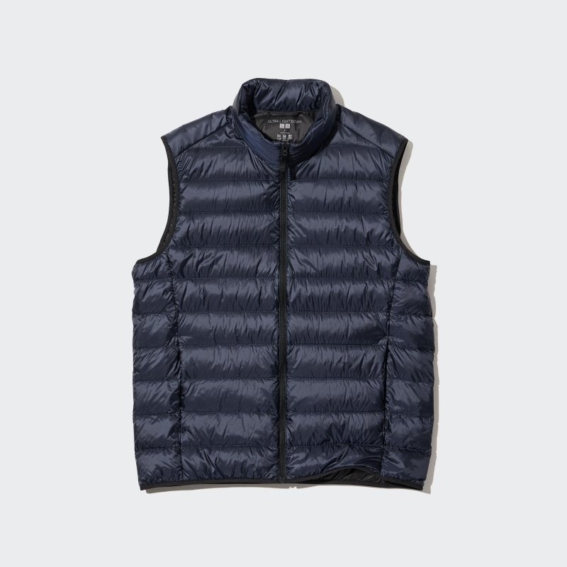 Uniqlo Ultra Light Down Narrow Quilt Vest Heren Donkerblauw | 1674654