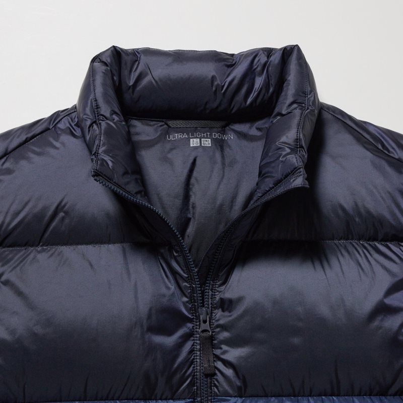 Uniqlo Ultra Light Down Wide Quilt Color Block Vest Heren Bruin | 5378670