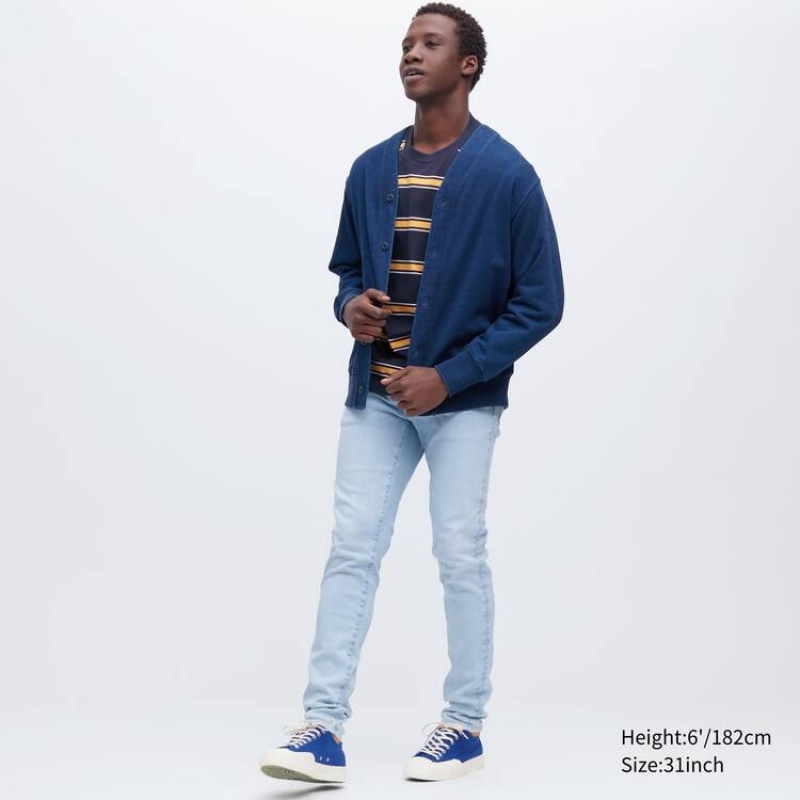 Uniqlo Ultra Stretch Skinny Fit Jeans Heren Blauw | 2379514