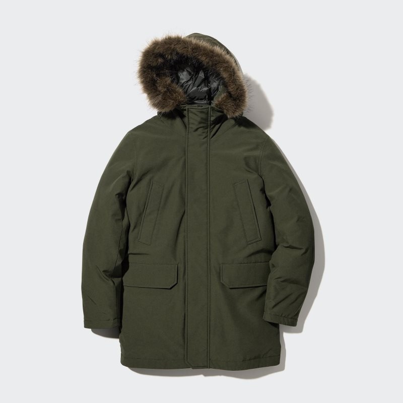 Uniqlo Ultra Warm Hybrid Down Jassen Heren Zwart | 1475012