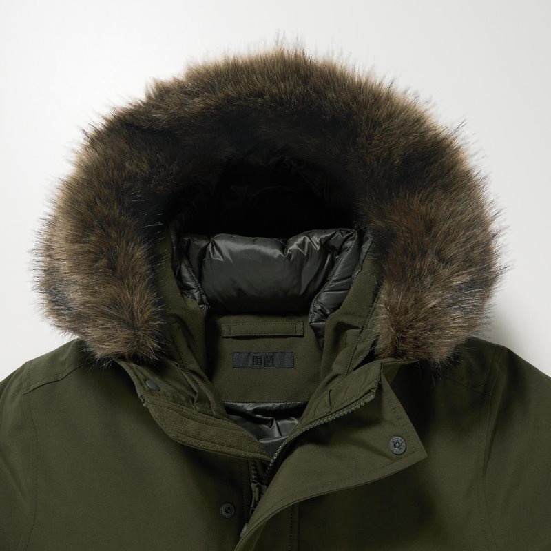 Uniqlo Ultra Warm Hybrid Down Jassen Heren Zwart | 1475012