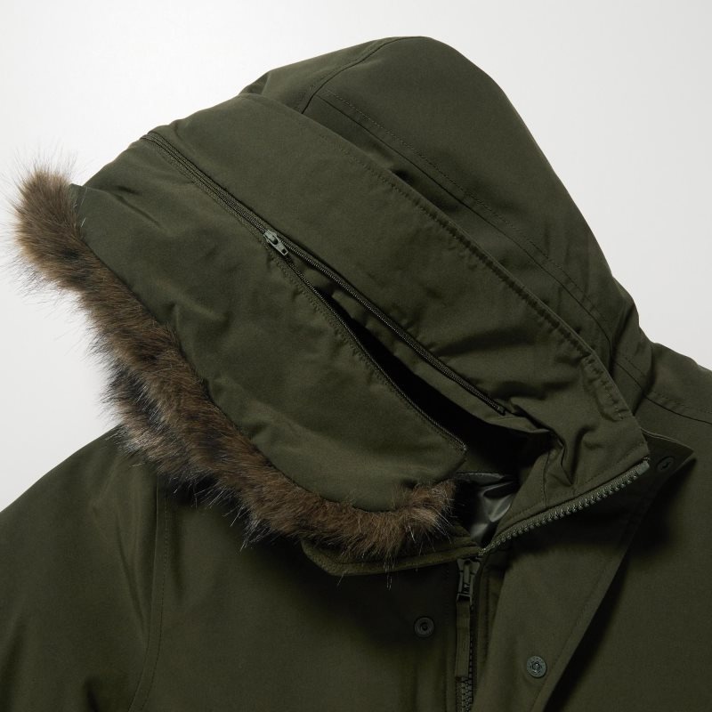 Uniqlo Ultra Warm Hybrid Down Jassen Heren Zwart | 1475012