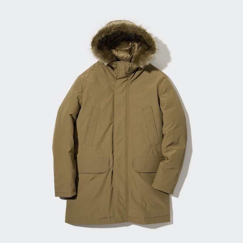 Uniqlo Ultra Warm Hybrid Down Jassen Heren Beige | 8149181