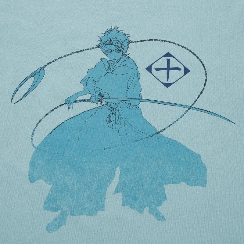 Uniqlo Ut Archive Ut Bleach Short-sleeve Graphic T-shirts Heren Blauw | 1424170