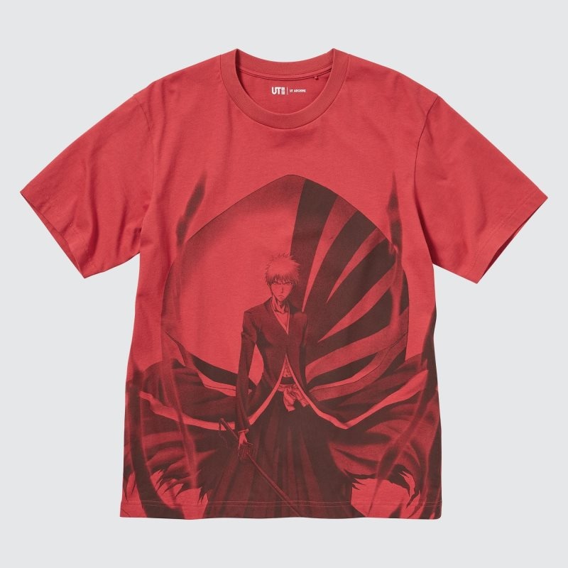 Uniqlo Ut Archive Ut Bleach Short-sleeve Graphic T-shirts Heren Rood | 4308588