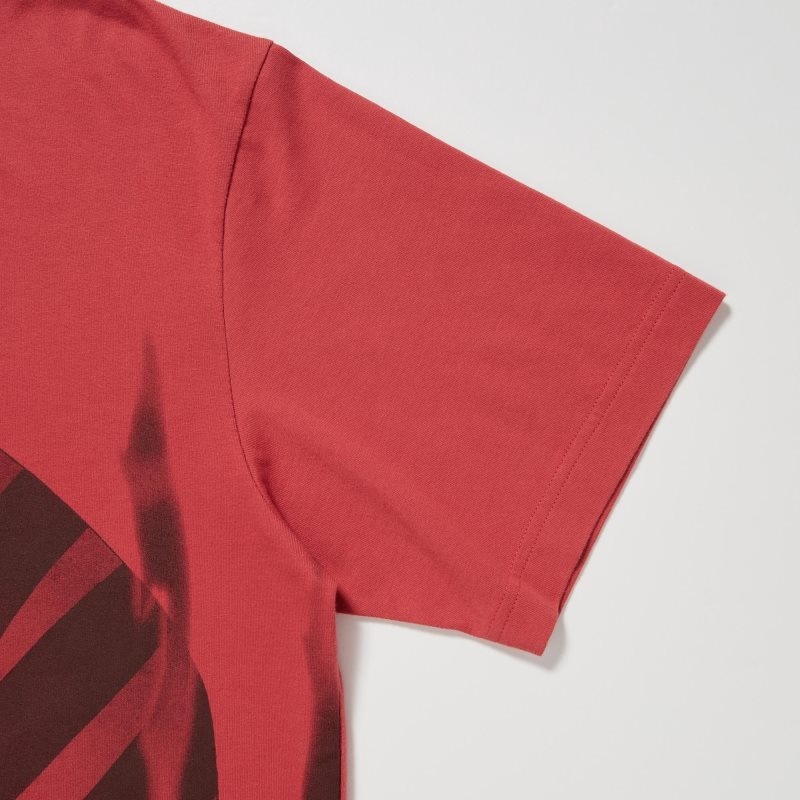 Uniqlo Ut Archive Ut Bleach Short-sleeve Graphic T-shirts Heren Rood | 4308588
