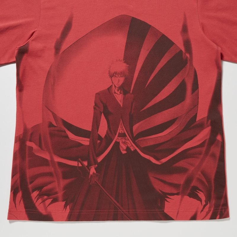 Uniqlo Ut Archive Ut Bleach Short-sleeve Graphic T-shirts Heren Rood | 4308588