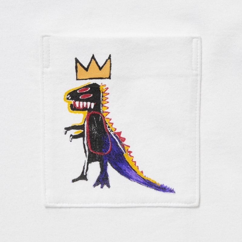 Uniqlo Ut Archive Ut Short Sleeve Graphic Jean-michel Basquiat T-shirts Heren Wit | 2380298