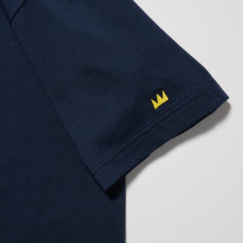 Uniqlo Ut Archive Ut Short Sleeve Graphic Jean-michel Basquiat T-shirts Heren Donkerblauw | 6105423