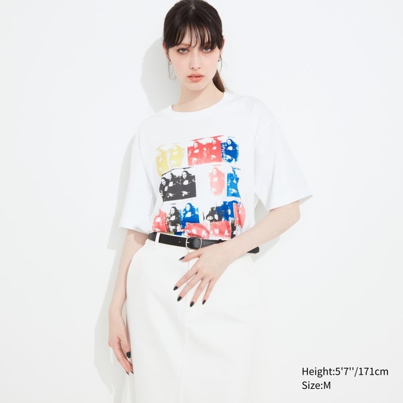 Uniqlo Ut Archive Ut Short Sleeve Graphic Andy Warhol T-shirts Heren Wit | 7112410