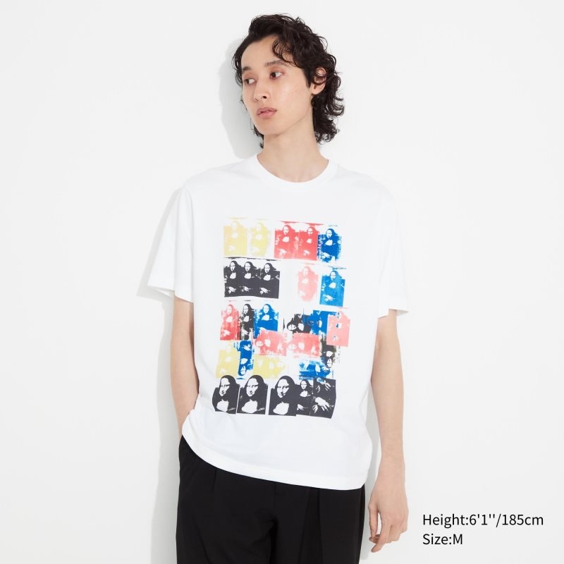 Uniqlo Ut Archive Ut Short Sleeve Graphic Andy Warhol T-shirts Heren Wit | 7112410