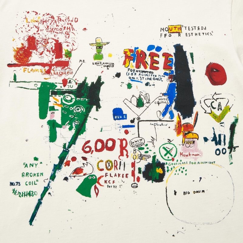 Uniqlo Ut Archive Ut Short Sleeve Graphic Jean-michel Basquiat T-shirts Heren Wit | 8601122