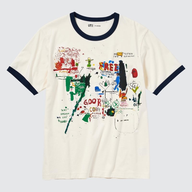 Uniqlo Ut Archive Ut Short Sleeve Graphic Jean-michel Basquiat T-shirts Heren Wit | 8601122