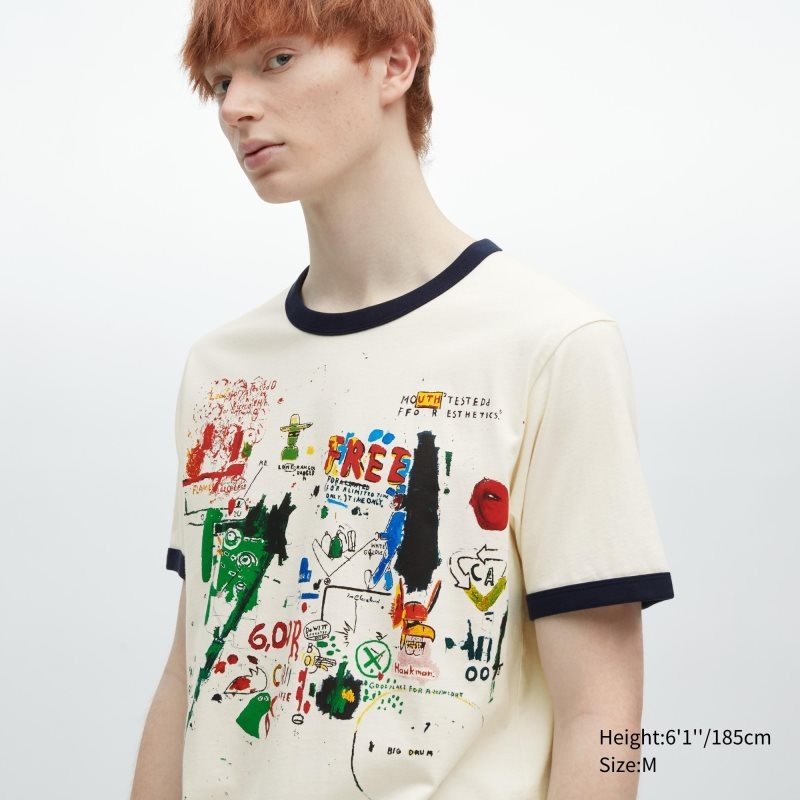 Uniqlo Ut Archive Ut Short Sleeve Graphic Jean-michel Basquiat T-shirts Heren Wit | 8601122