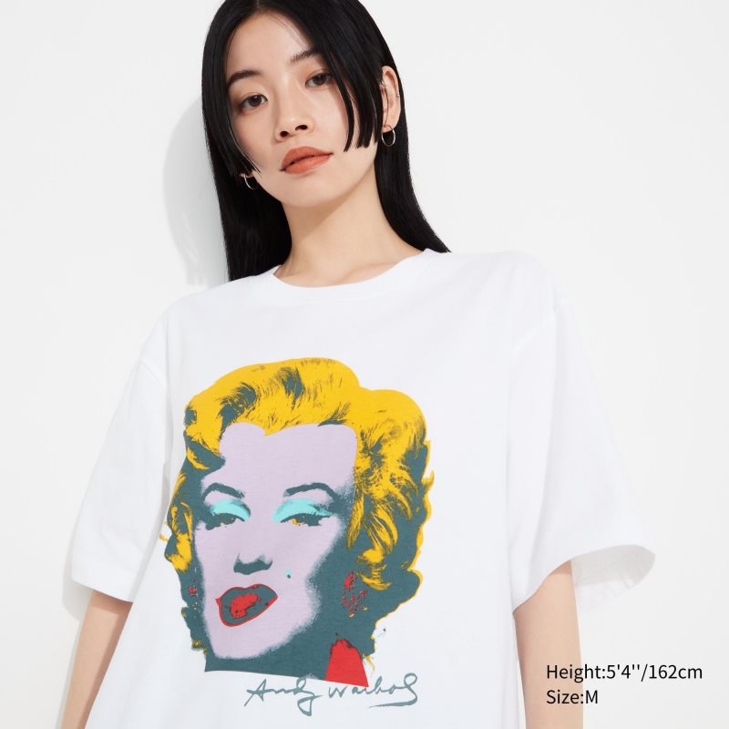 Uniqlo Ut Archive Ut Short Sleeve Graphic Andy Warhol T-shirts Heren Wit | 2168796