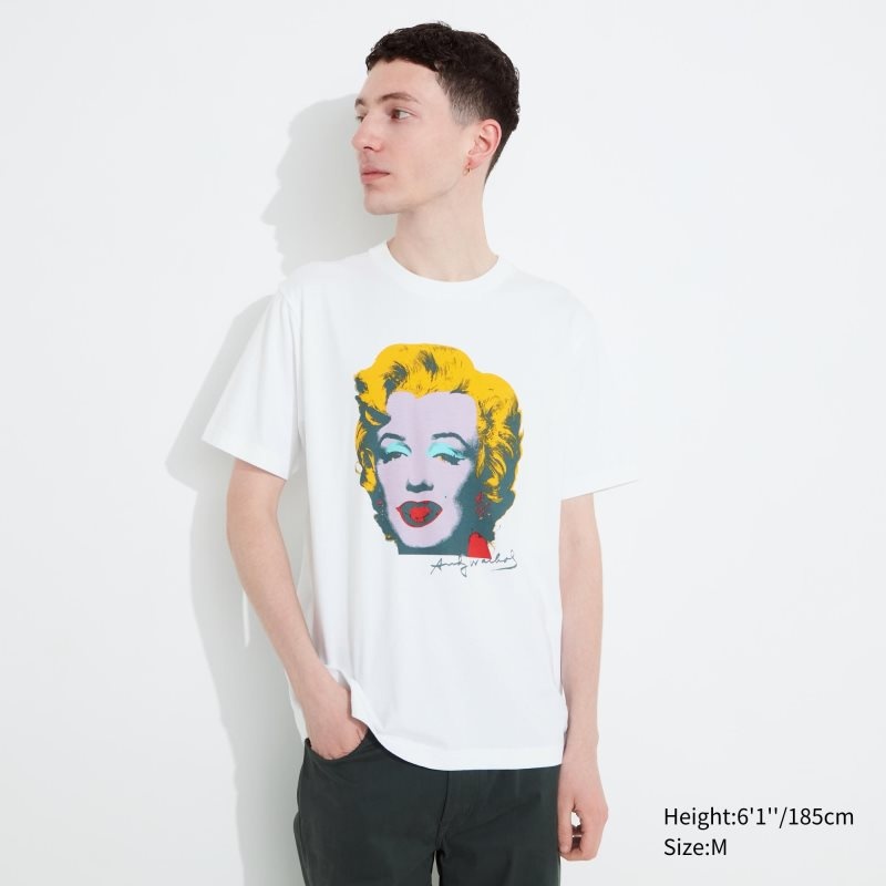 Uniqlo Ut Archive Ut Short Sleeve Graphic Andy Warhol T-shirts Heren Wit | 2168796