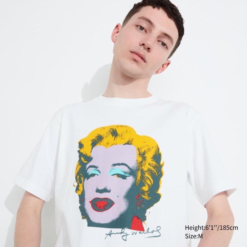 Uniqlo Ut Archive Ut Short Sleeve Graphic Andy Warhol T-shirts Heren Wit | 2168796