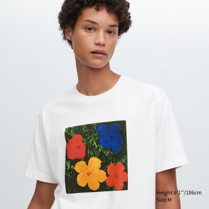 Uniqlo Ut Archive Ut Short Sleeve Graphic Andy Warhol T-shirts Heren Wit | 4988882