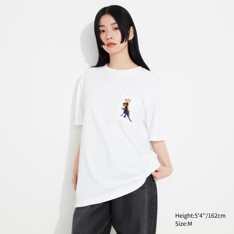 Uniqlo Ut Archive Ut Short Sleeve Graphic Jean-michel Basquiat T-shirts Heren Wit | 3892457