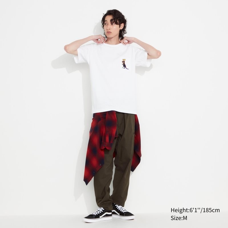 Uniqlo Ut Archive Ut Short Sleeve Graphic Jean-michel Basquiat T-shirts Heren Wit | 3892457