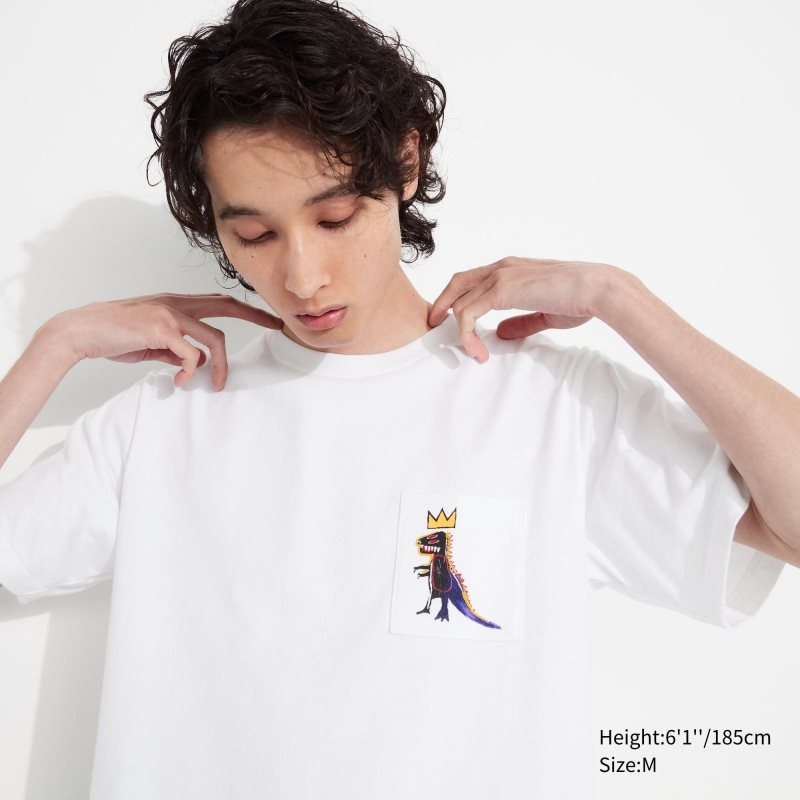 Uniqlo Ut Archive Ut Short Sleeve Graphic Jean-michel Basquiat T-shirts Heren Wit | 3892457