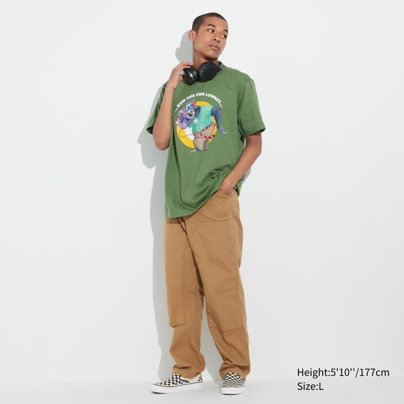 Uniqlo Utgp2023: Magic For All Ut Short-sleeve Graphic Psychkennedy T-shirts Heren Groen | 5902821