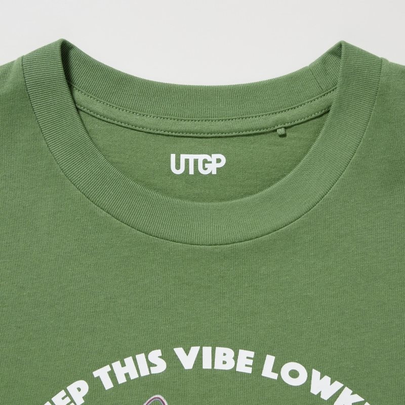 Uniqlo Utgp2023: Magic For All Ut Short-sleeve Graphic Psychkennedy T-shirts Heren Groen | 5902821