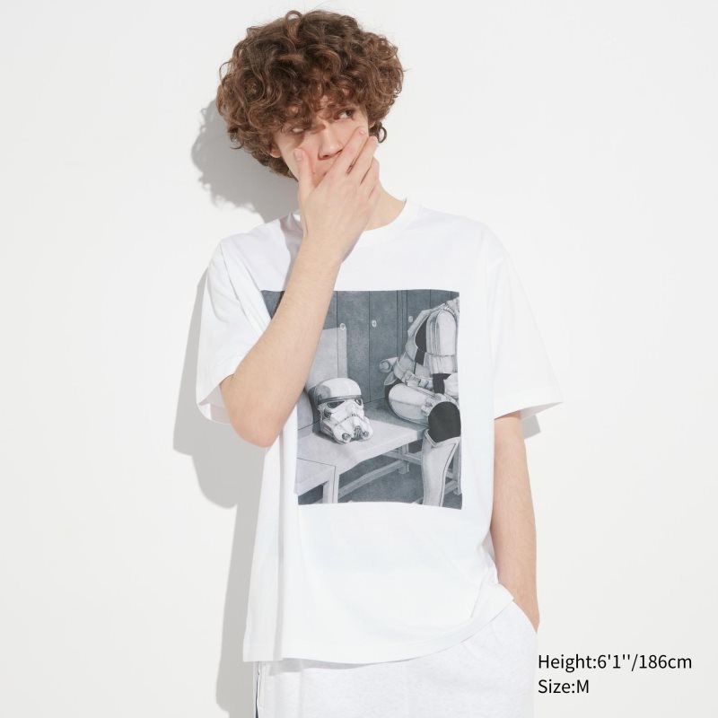 Uniqlo Utgp2023: Magic For All Ut Short-sleeve Graphic Jim Chen-hsiang Hu T-shirts Heren Wit | 1118966