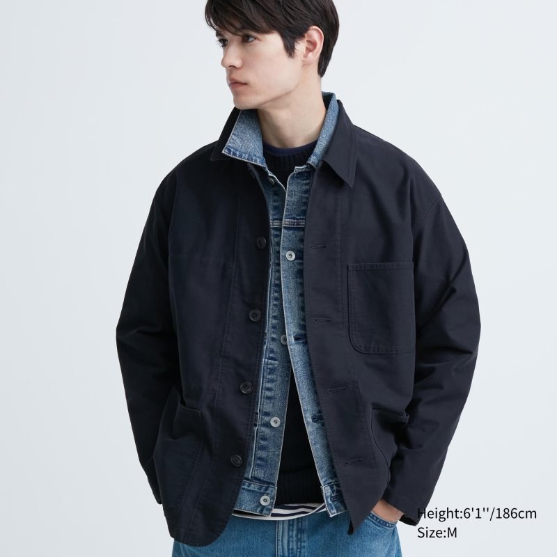 Uniqlo Utility Jassen Heren Blauw | 6725256