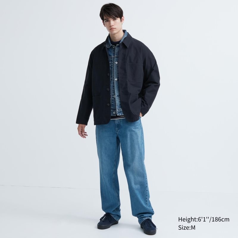 Uniqlo Utility Jassen Heren Olijfgroen | 4986930