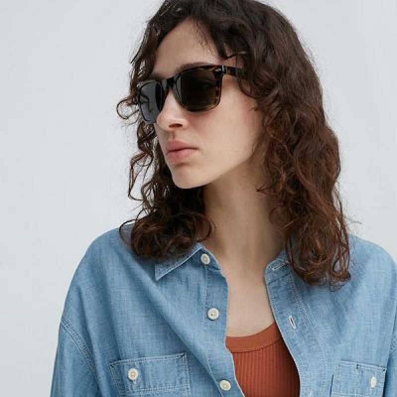 Uniqlo Wellington Folding Zonnebril Dames Bruin | 3601700