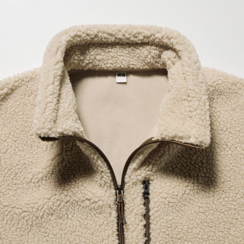 Uniqlo Windproof Outer Fleece Jassen Heren Zwart | 2369606