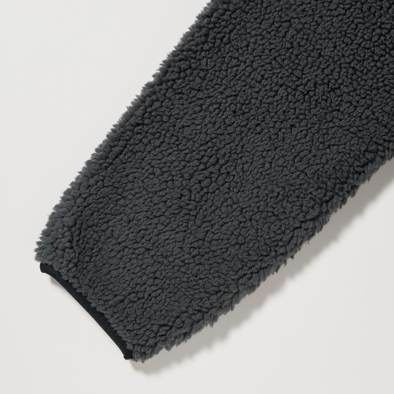 Uniqlo Windproof Outer Fleece Jassen Heren Zwart | 1533668