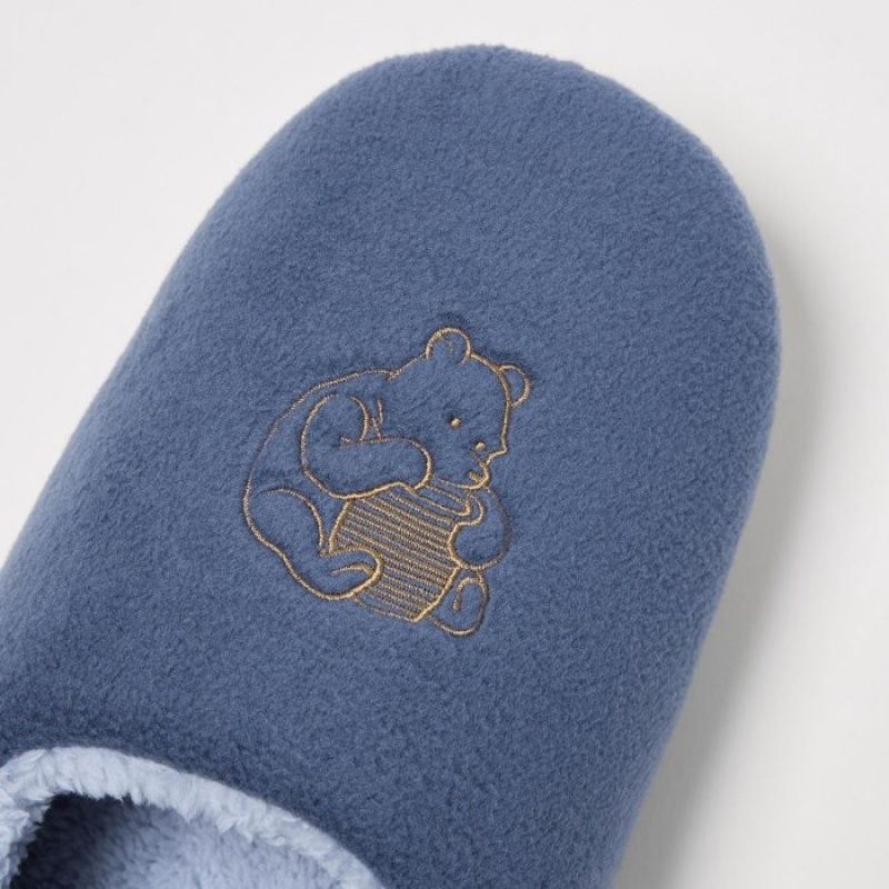 Uniqlo Winnie the Pooh Collection Pantoffels Dames Blauw | 2297416