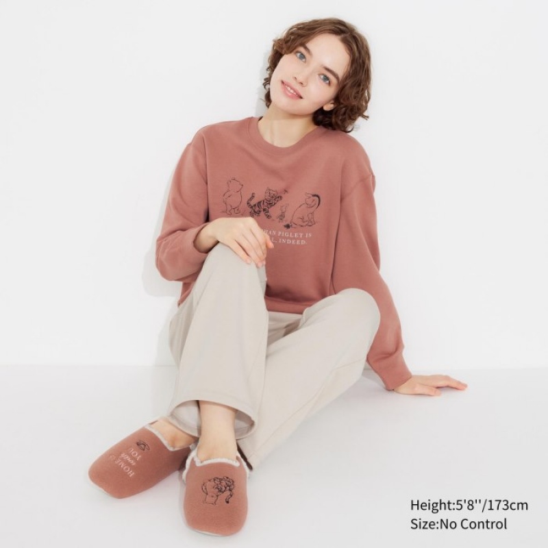 Uniqlo Winnie the Pooh Collection Pantoffels Dames Oranje | 8067047