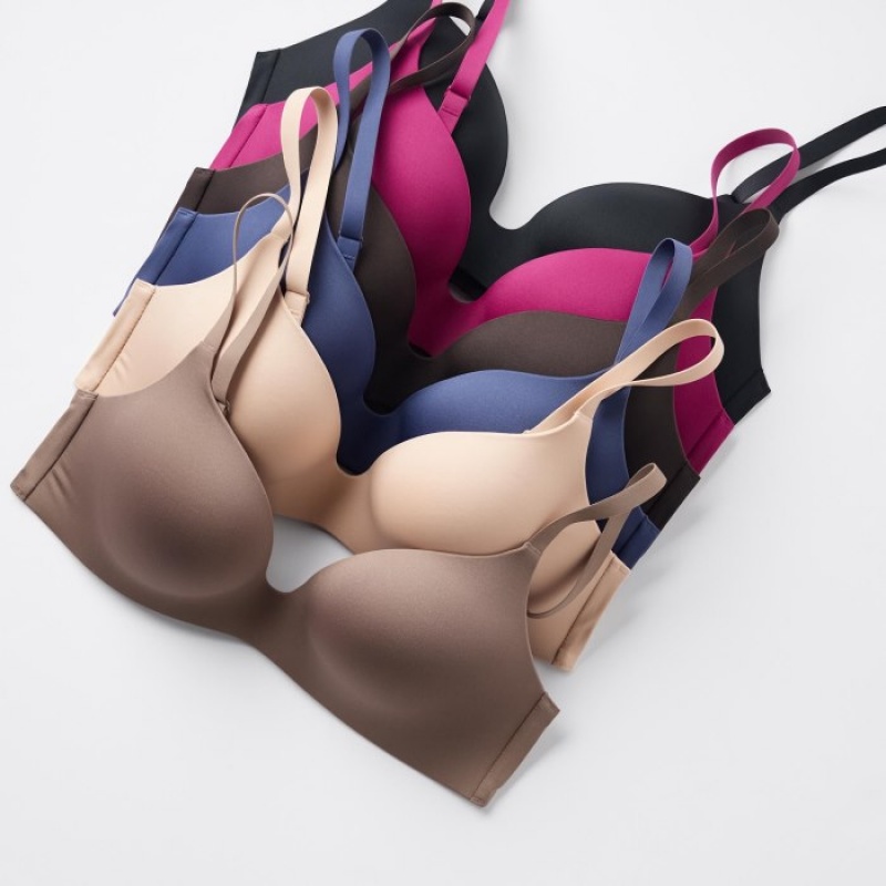 Uniqlo Wireless (3D Hold) BH Dames Beige | 830664