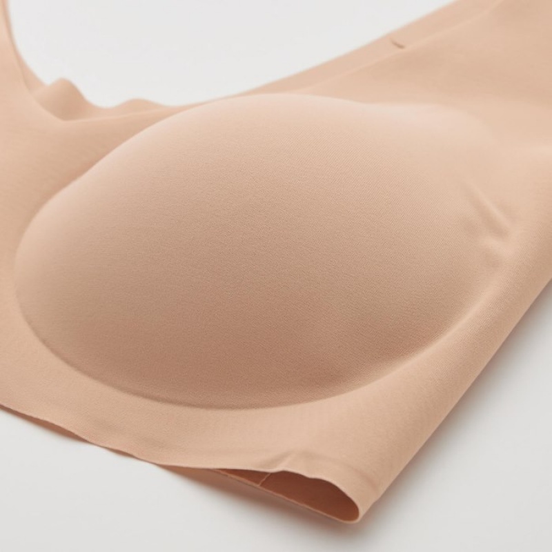 Uniqlo Wireless Ultra Relax BH Dames Beige | 3423180