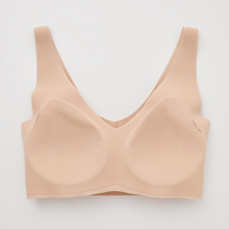 Uniqlo Wireless Ultra Relax BH Dames Beige | 3423180