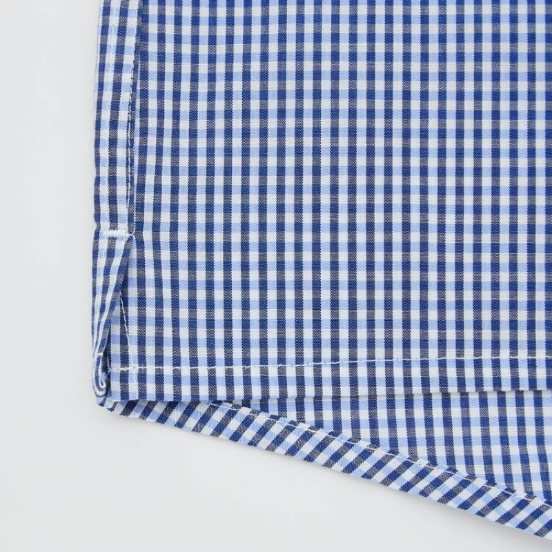 Uniqlo Woven Multicoloured Checked Boxer Ondergoed Heren Blauw | 6351926